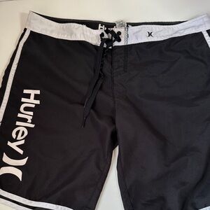 Hurley black swim trunks size 7